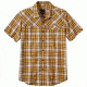 prAna Benson Slim Short Sleeve Shirt - Men's-Yellow-Large