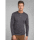prAna Bismark Long Sleeve Shirt - Mens, Coal Heather, Medium, M23190638-COHT-M
