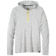 prAna Breaker Hooded 1/4 Zip Shirt - Men's -Silver-XX-Large