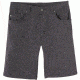 prAna Mens Brion Short, 9in Inseam, Charcoal, 33, M3BRIO113-CHR-33