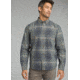 prAna Broderick Long Sleeve Shirt - Mens, Coal, X-Large, M23170452-COAL-XL