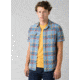 prAna Cayman Plaid Shirt - Mens, Nickel, Large, M11181353-NICK-L