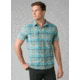 prAna Cayman Plaid Shirt - Mens, Smoky Blue, Medium, M11181353-SMBL-M