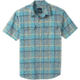 prAna Cayman Plaid Shirt - Mens, Smoky Blue, Medium, M11181353-SMBL-M