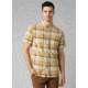prAna Cayman Plaid Shirt - Mens, Stone, Medium, M11181353-STN-M