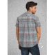 prAna Cayman Plaid Short Sleeve - Mens, Agave, Large, M11181353 -033-L