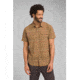 prAna Cayman Plaid Short Sleeve - Mens, Dark Khaki, Small, M11181353-DKKH-S