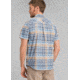 prAna Cayman Plaid Short Sleeve - Mens, Rain, Large, M11181353-RAIN-L