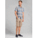 prAna Cayman Plaid Short Sleeve - Mens, Rain, Large, M11181353-RAIN-L