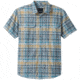 prAna Cayman Plaid Short Sleeve - Mens, Rain, Large, M11181353-RAIN-L