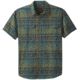 prAna Cayman Plaid Short Sleeve - Mens, Rye Green, Large, M11181353-RYGR-L