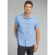prAna Cayman Short Sleeve Shirt - Mens, Island Blue, Large, M11170332-ISBL-L