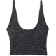 prAna Chakara Crop Top - Women's, Dark Iron Wild, Small, 1972231-020-S