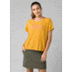 prAna Chez Tee - Womens, Toffee Wander, Medium, W11190747-TOWA-M