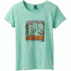 prAna Climbing Tee - Women's, Bora Bay prAnascape, X-Small, W1PRAN316-BOPW-XS