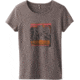 prAna Climbing Tee - Women's, Moonrock prAnascape, Large, W1PRAN316-MOPW-L