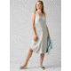 prAna Corrine Dress - Womens, Oatmeal Stripe, Medium, W31200995-OAST-M