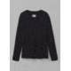 prAna Cozy Up Long Sleeve Tee, Black, Medium, 1964411-001-M