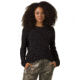 prAna Cozy Up Long Sleeve Tee, Black, Medium, 1964411-001-M