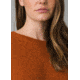 prAna Cozy Up Long Sleeve Tee, Gingerbread Heather, Medium, 1964411-800-M