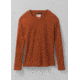 prAna Cozy Up Long Sleeve Tee, Gingerbread Heather, Medium, 1964411-800-M