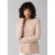 prAna Cozy Up Long Sleeve Tee - Womens, Champagne Heather, Medium, W21202125-CWHT-M