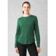 prAna Cozy Up Long Sleeve Tee - Womens, Deep Pine Heather, Large, 1971131-300-L