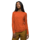 prAna Cozy Up Long Sleeve Tee - Womens, Fireside Heather, Extra Small, 1971131-800-XS