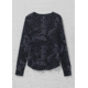 prAna Cozy Up Long Sleeve Tee - Womens, Nautical Camo, M, 1971131-400-M