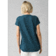 prAna Cozy Up T-Shirt - Womens, Atlantic Heather, Small, W13180737-ALHT-S