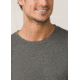 prAna Crew, Charcoal Heather, XSmall, M1CREW114 -011-XS