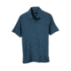 prAna Crosshatch Polo - Men's-Small-Blue Jean