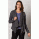 prAna Demure Cardigan-Charcoal-Large