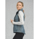 prAna Diva Vest, Snap Button Closure - Womens, Weathered Blue, Large, W13180560-WEBL-L