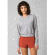 prAna Eileen Hoodie - Womens, Heather Grey, Large, 1968261-020-L
