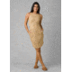 prAna Emerald Lake Dress - Womens, Birch Petals, L, 1968641-700-L