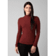 prAna Foundation Rib Mock Neck - Women's, Small, Rhubarb Heather, 1967251-600-S