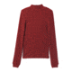 prAna Foundation Rib Mock Neck - Women's, Small, Rhubarb Heather, 1967251-600-S