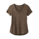 prAna Foundation Short Sleeve V-neck - Women's, Slate Heather, XSmall, W11170142 -464-XS