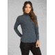 prAna Foundation Turtleneck Shirt - Womens, Grey Blue Heather, Extra Small, W23180527-GBHT-XS