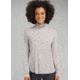 prAna Foundation Turtleneck Shirt - Womens, Light Grey Heather Stripe, Extra Small, W23180527-LGHS-XS