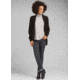 prAna Foundation Turtleneck Shirt - Womens, Light Grey Heather Stripe, Extra Small, W23180527-LGHS-XS