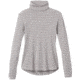 prAna Foundation Turtleneck Shirt - Womens, Light Grey Heather Stripe, Extra Small, W23180527-LGHS-XS