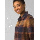 prAna Golden Canyon Flannel - Women's, Small, Antique Bronze, 1967041-200-S
