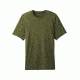 prAna Hardesty Short Sleeve Mens, Fern Green Stripe, Small, M11170402-FEGS-S