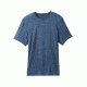 prAna Hardesty Short Sleeve Mens, Sunbleached Blue Stripe, Small, M11170402-SBBS-S