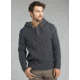 prAna Hooded Henley Sweater - Men's, Coal, Large, M2PHHS316-COAL-L