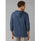 prAna Hooded T-Shirt, Charcoal Heather, Small, 1965541-003-ST-S