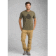 prAna Icon Short Sleeve T-Shirt, Cargo Green Heather, XLarge, M11191468 -319-XL