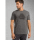 prAna Icon Short Sleeve T-Shirt, Charcoal Heather, XXLarge, M11191468 -011-XXL